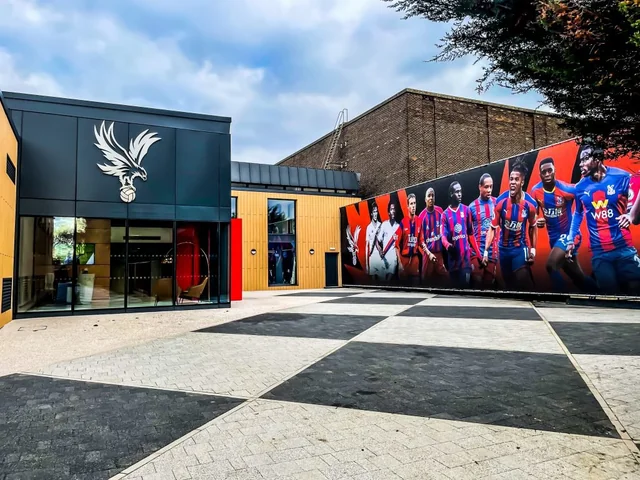 Crystal Palace FC building entrance